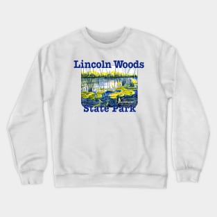 Lincoln Woods State Park, Rhode Island Crewneck Sweatshirt